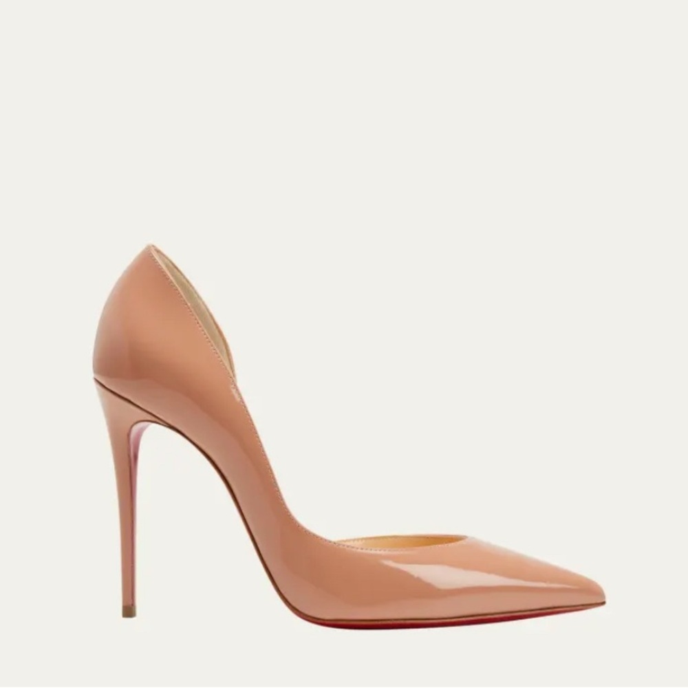CHRISTIAN LOUBOUTIN NUDE HEELS NEVER WORN